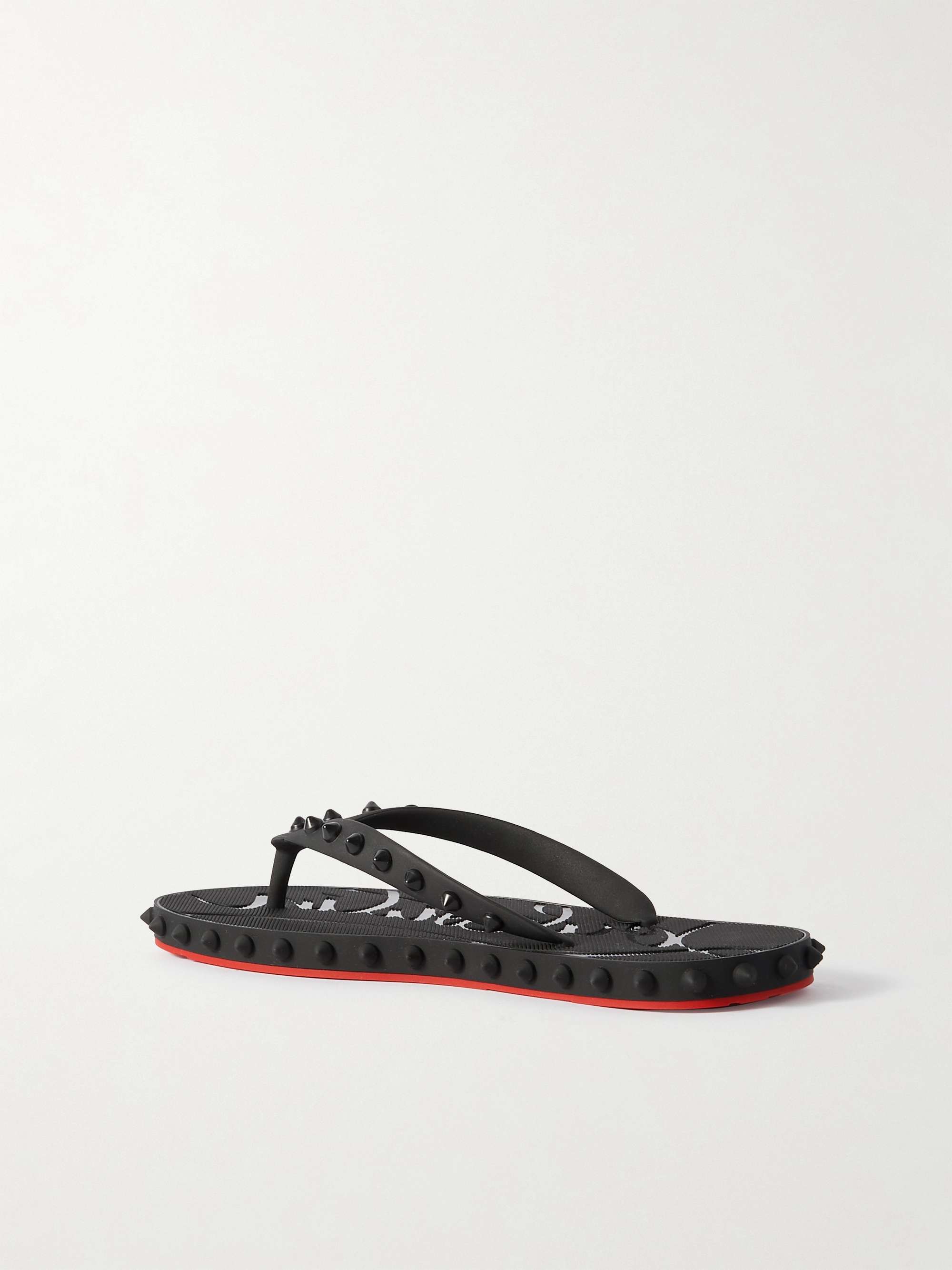 Studded Rubber Flip Flops