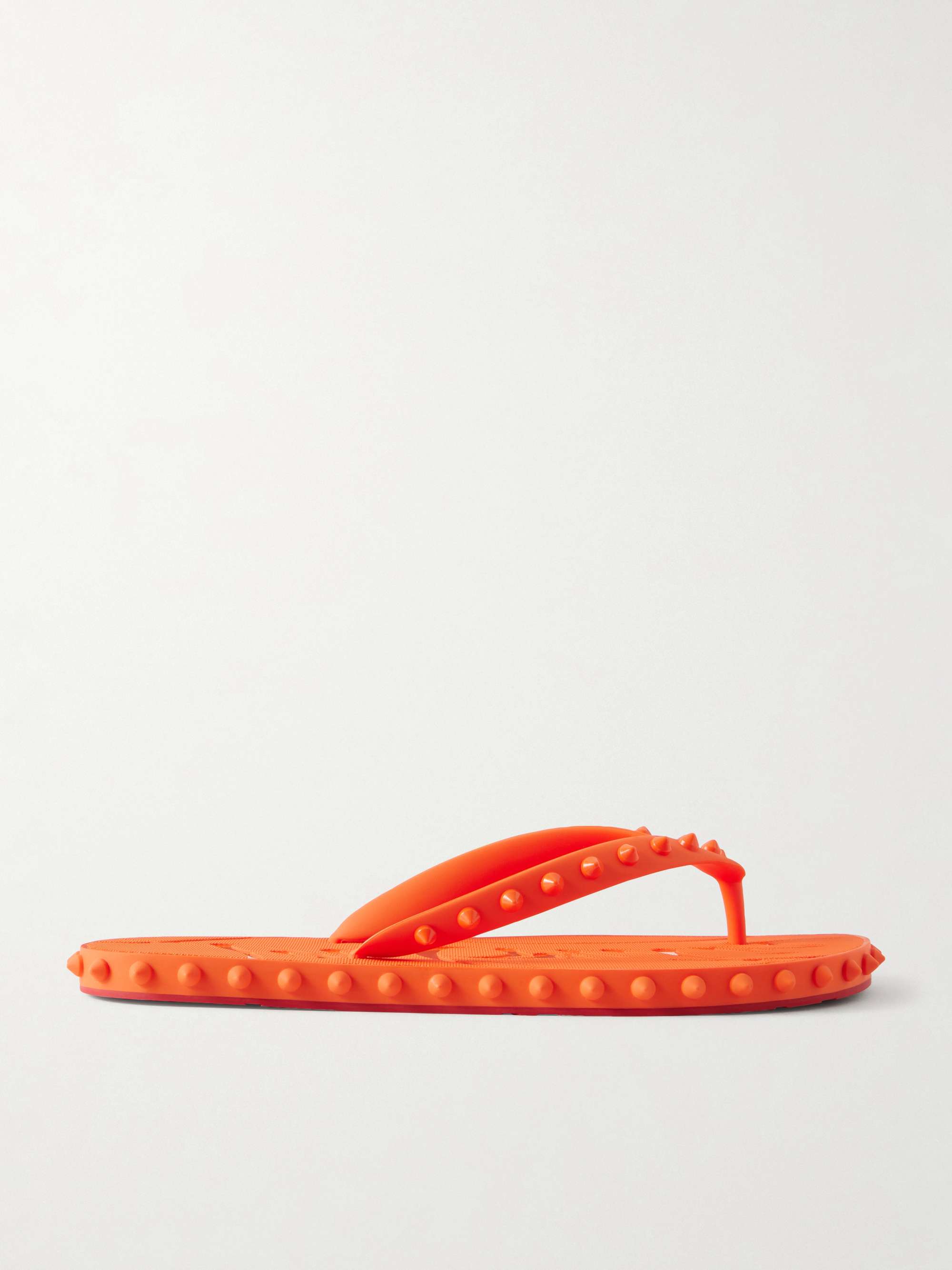 Studded Rubber Flip Flops
