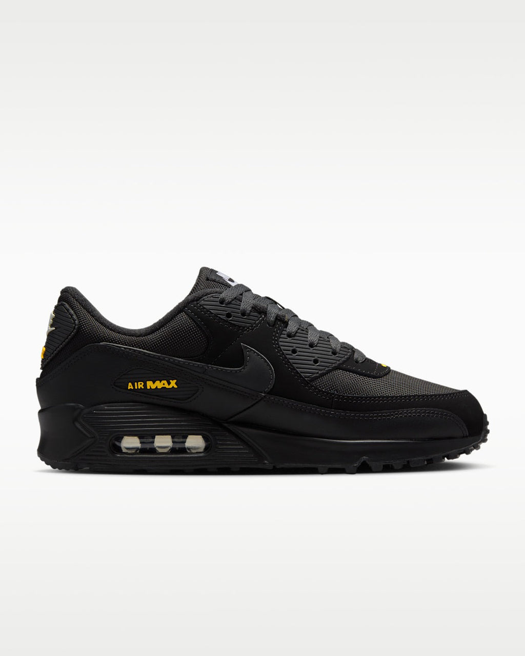 Nike Air Max 90 Black Speed Yellow men's shoe product view