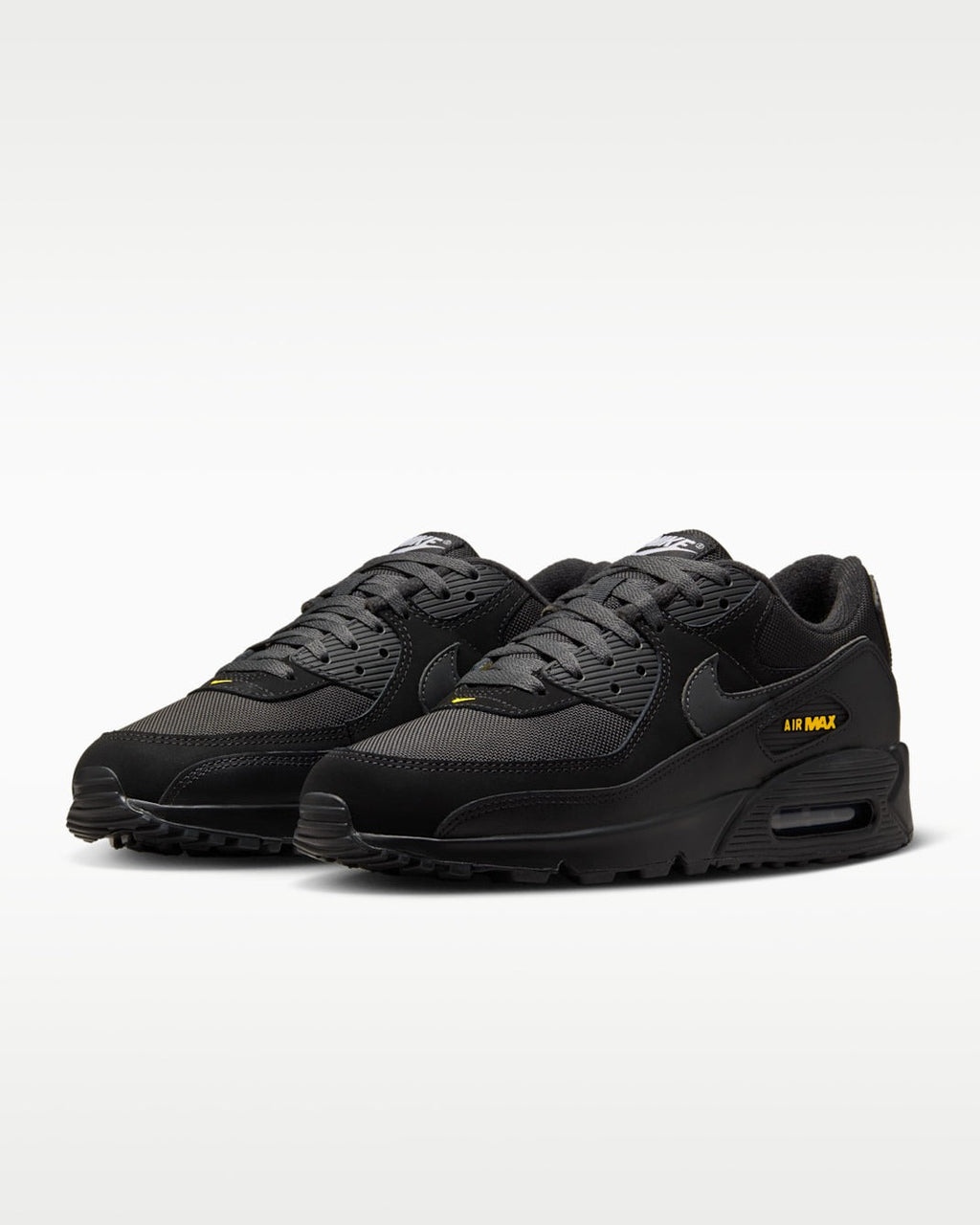 Nike Air Max 90 Black Speed Yellow men's sneaker product view